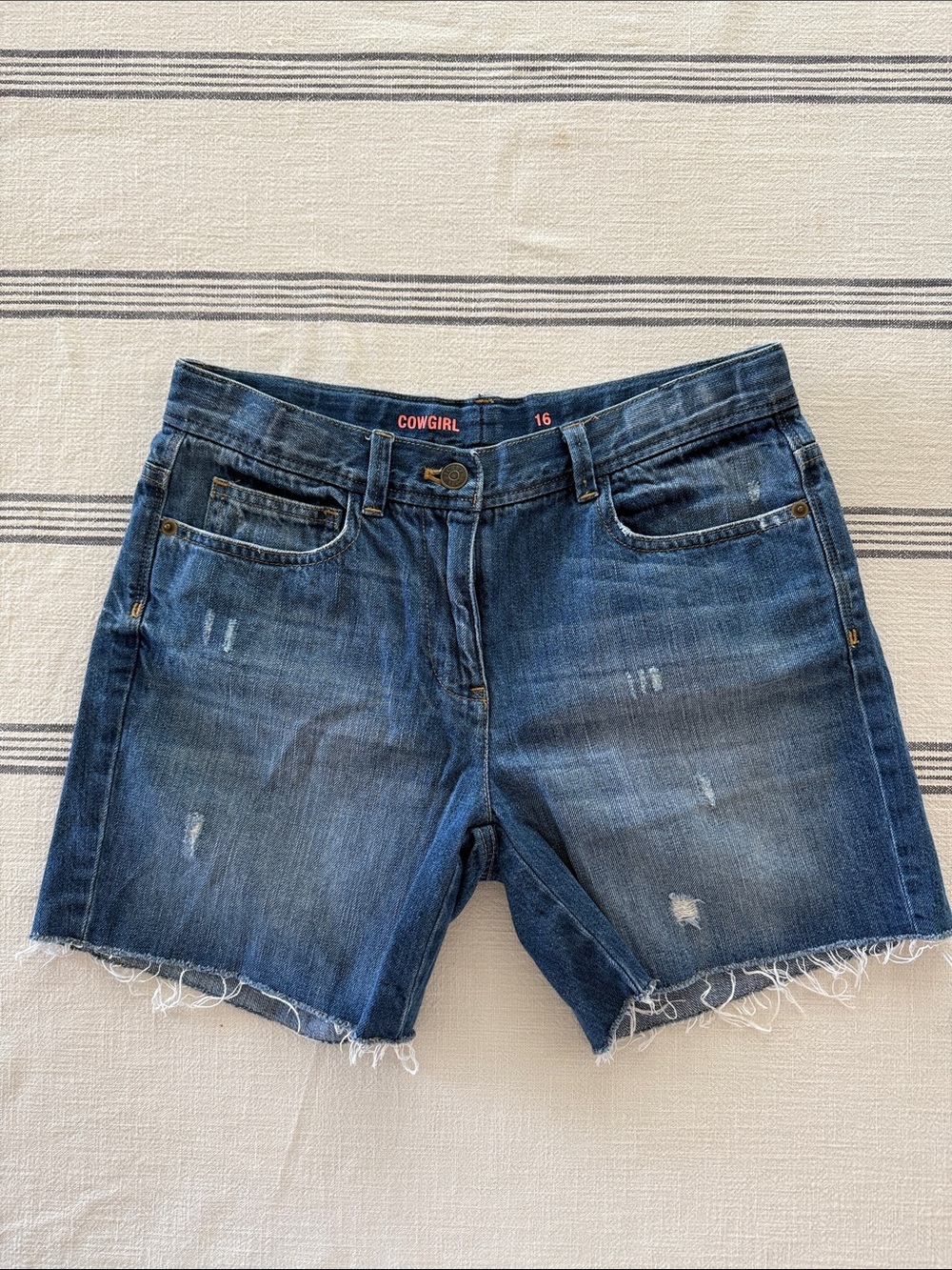 Crewcuts Cowgirl size 16 Denim Short